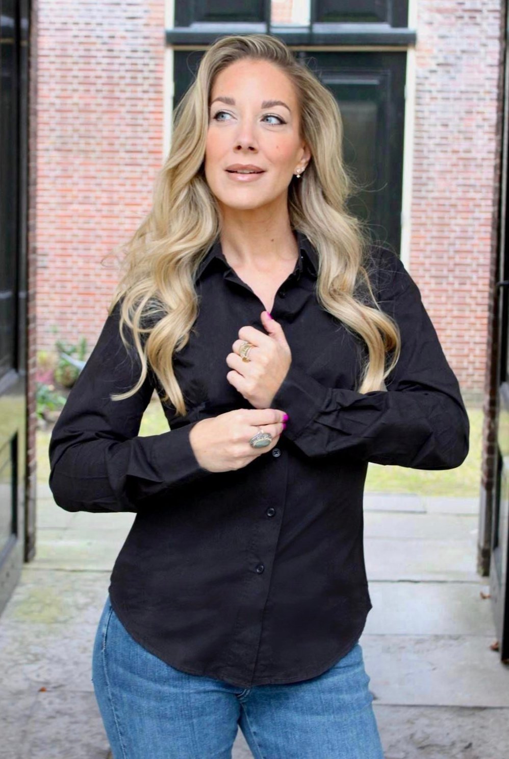 Zwarte blouse